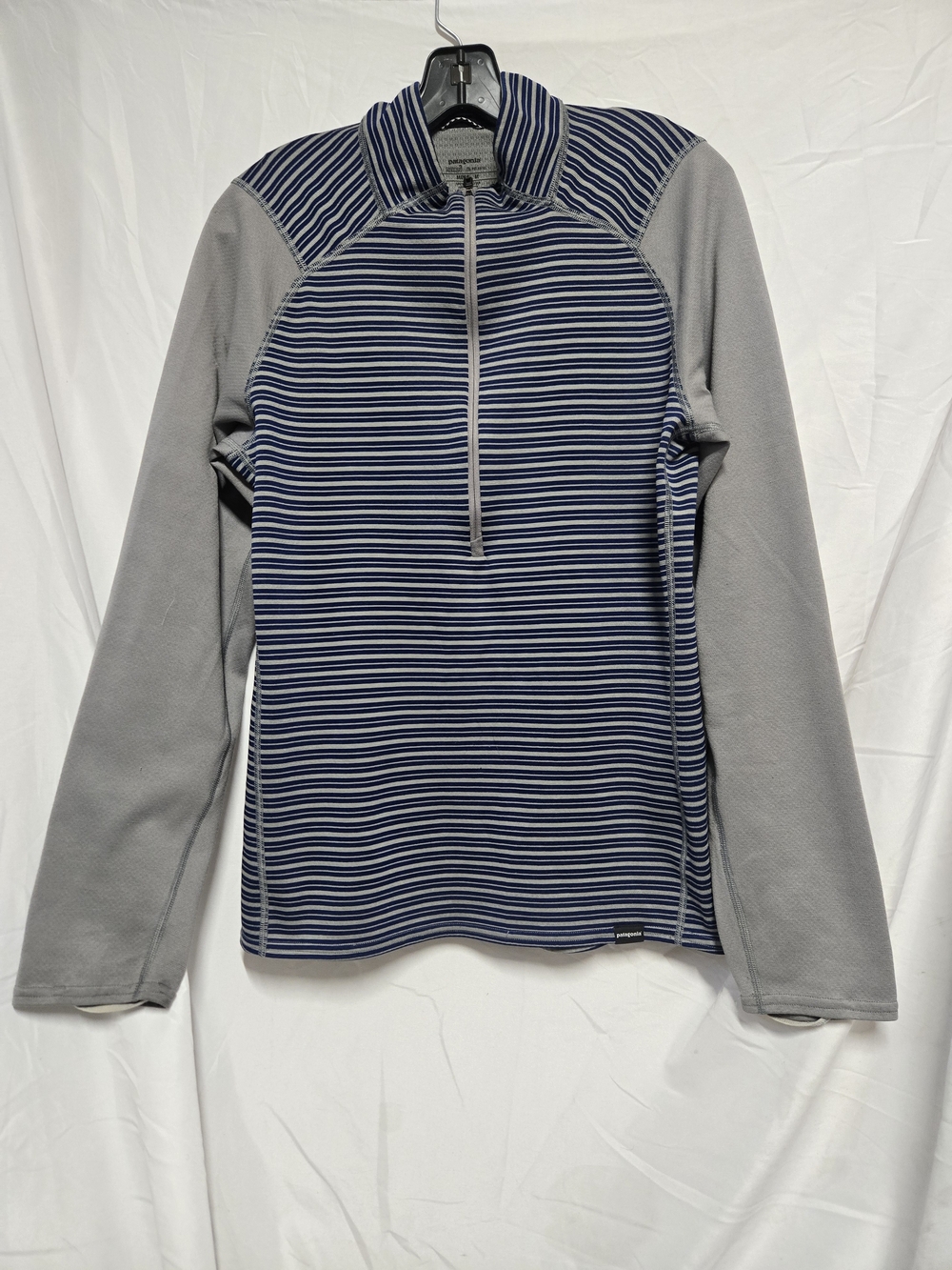 Pataginia Capilene 3 Polartec Baselayer Mens Striped Long Sleeve Shirt